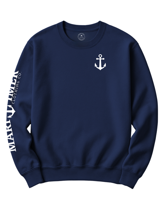 CLASSIC ANCHOR SLEEVE YOUTH CREWNECK SWEATSHIRT
