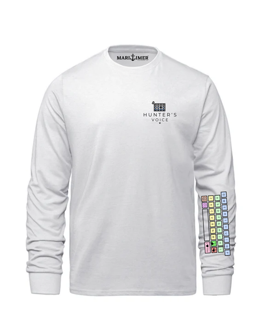 HUNTERS VOICE | BLACK & WHITE KEYBOARD | LONG SLEEVE TEE