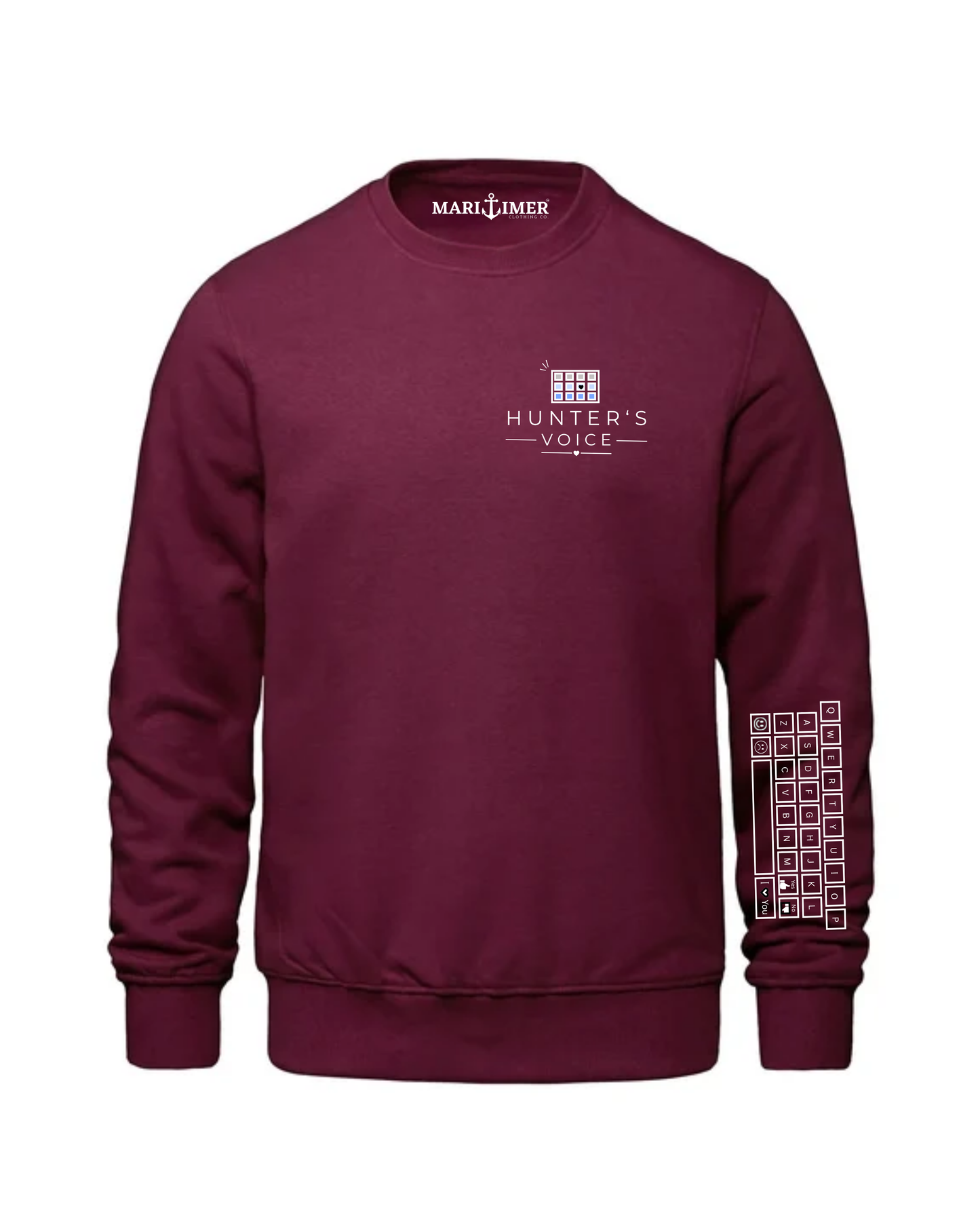 HUNTERS VOICE | BLACK & WHITE KEYBOARD | SWEATER