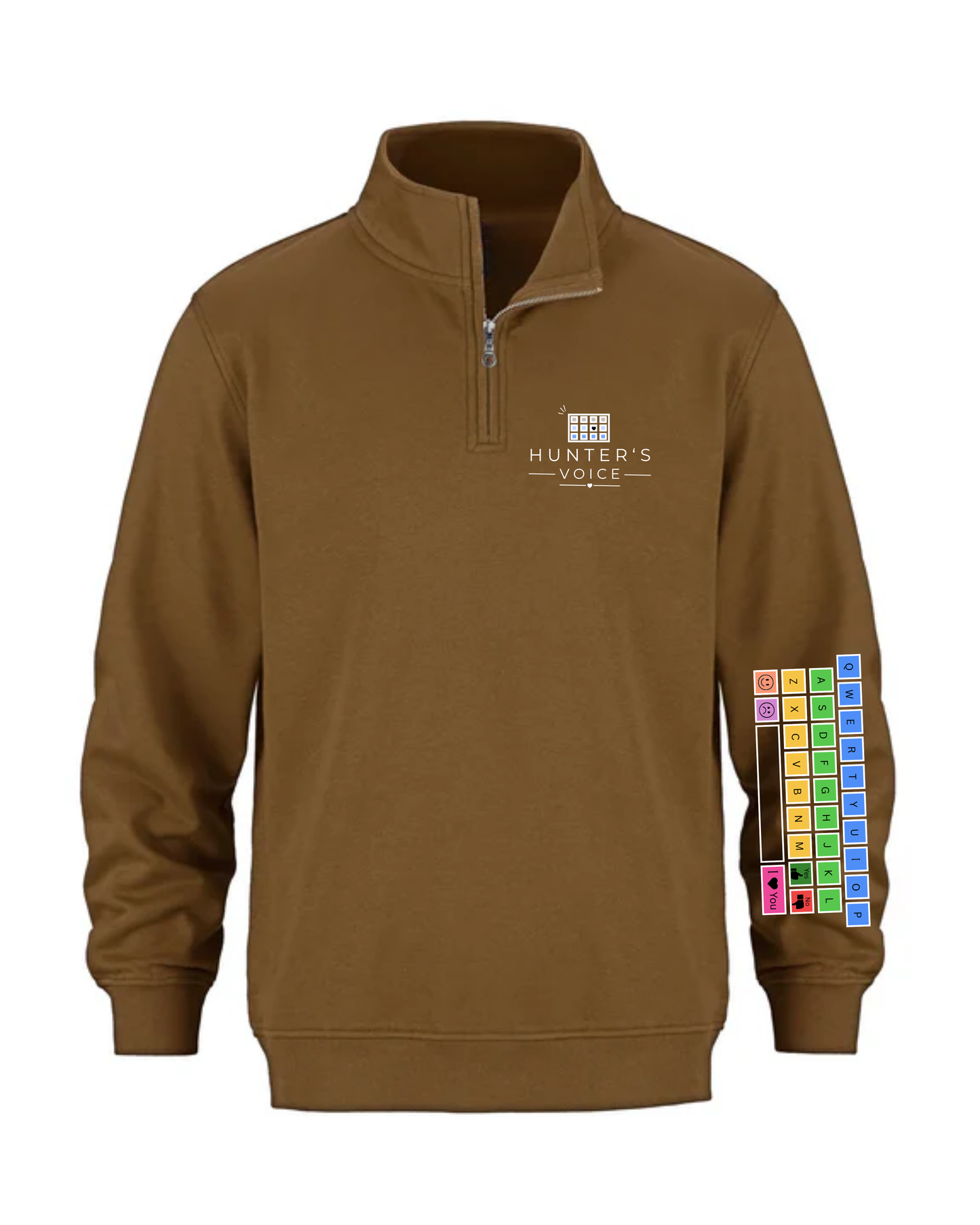 HUNTERS VOICE | COLOURED KEYBOARD | 1/4 ZIP
