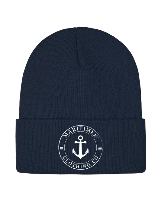 CLASSIC ANCHOR EMBROIDERED KNIT CUFF TOQUE