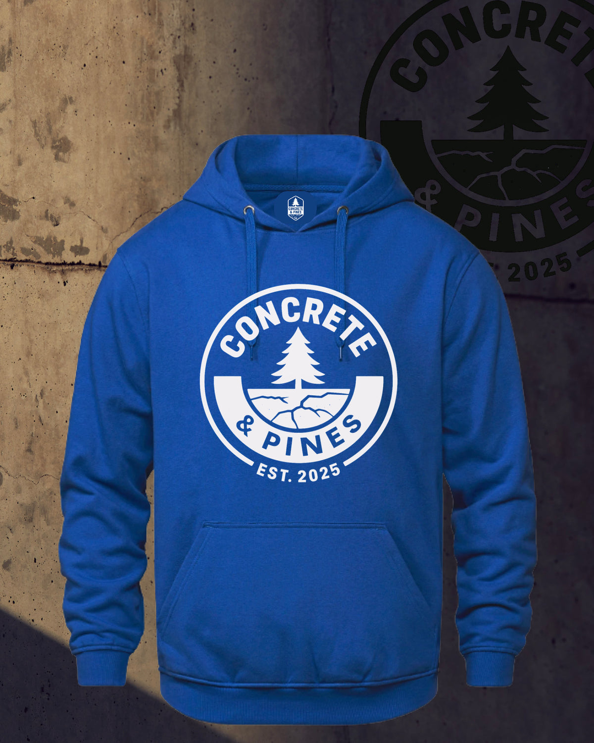 CONCRETE & PINES | REGULAR FULL CIRCLE HOODIE