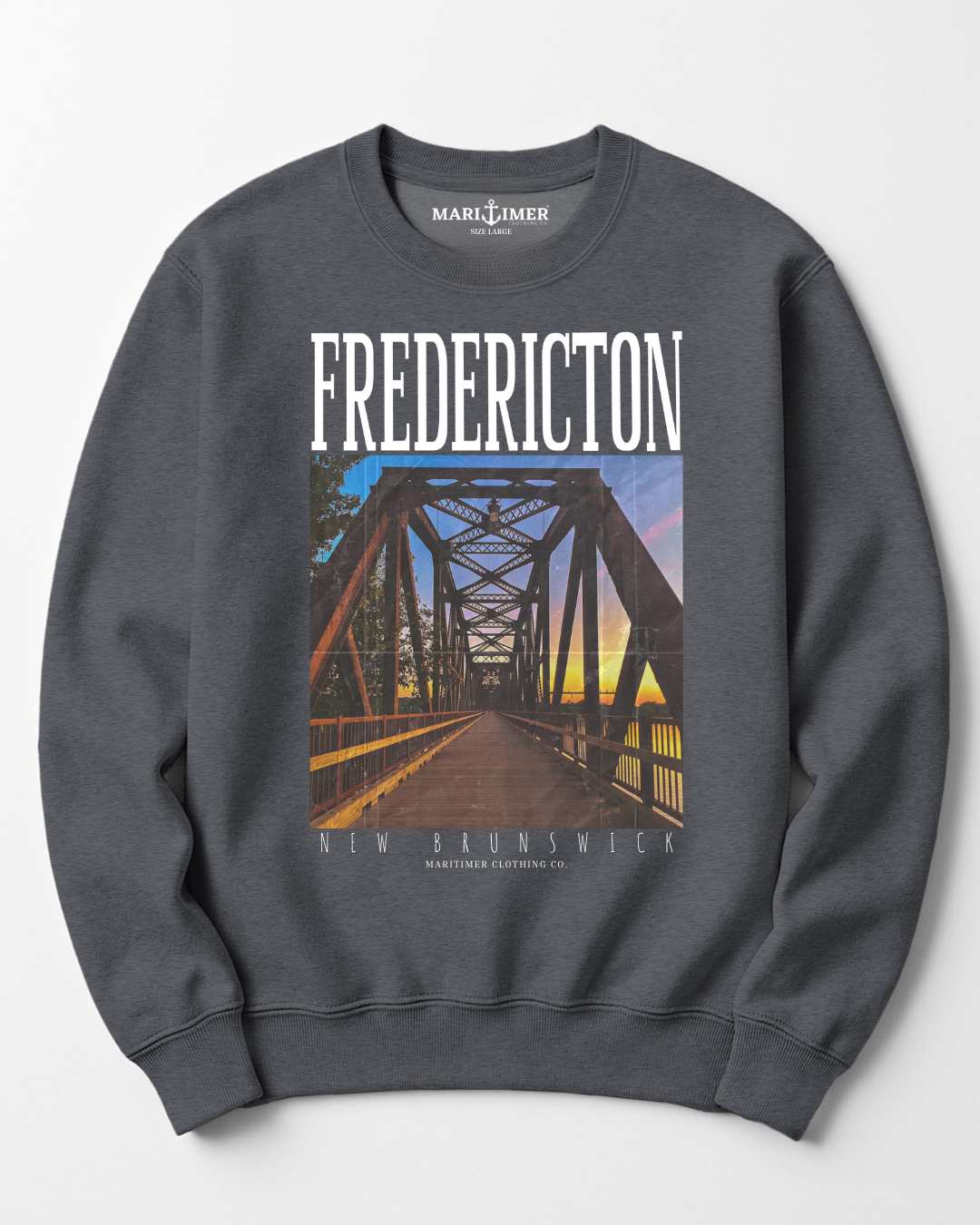 FREDERICTON WALKING BRIDGE CREWNECK