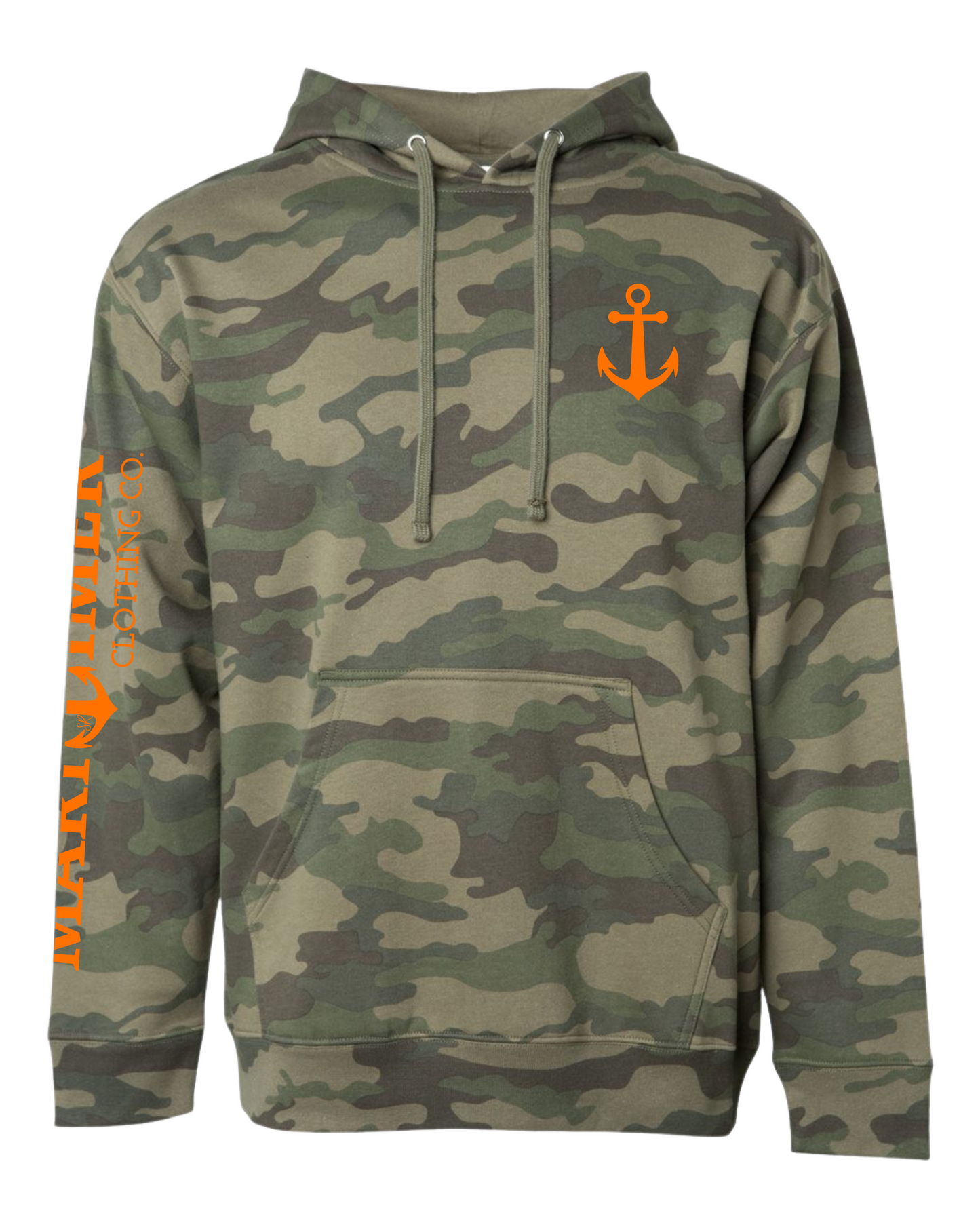 CAMO ANCHOR SLEEVE HOODIE