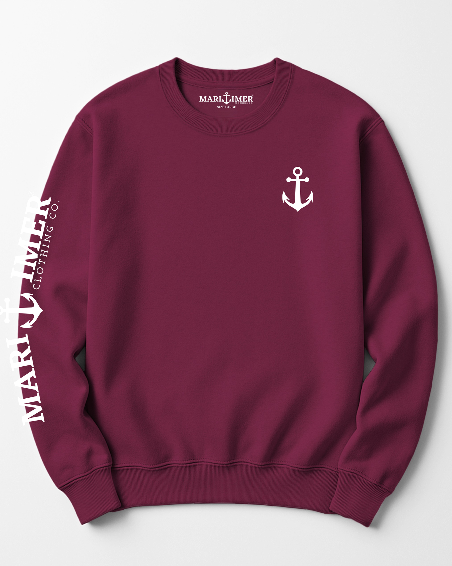 CLASSIC ANCHOR SLEEVE CREWNECK SWEATSHIRT