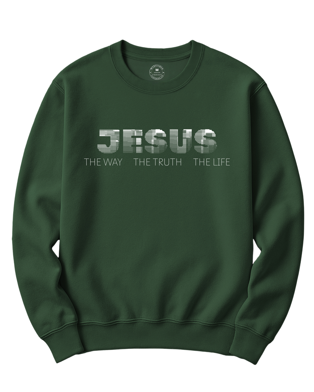 JESUS THE WAY THE TRUTH THE LIFE CREWNECK SWEATSHIRT