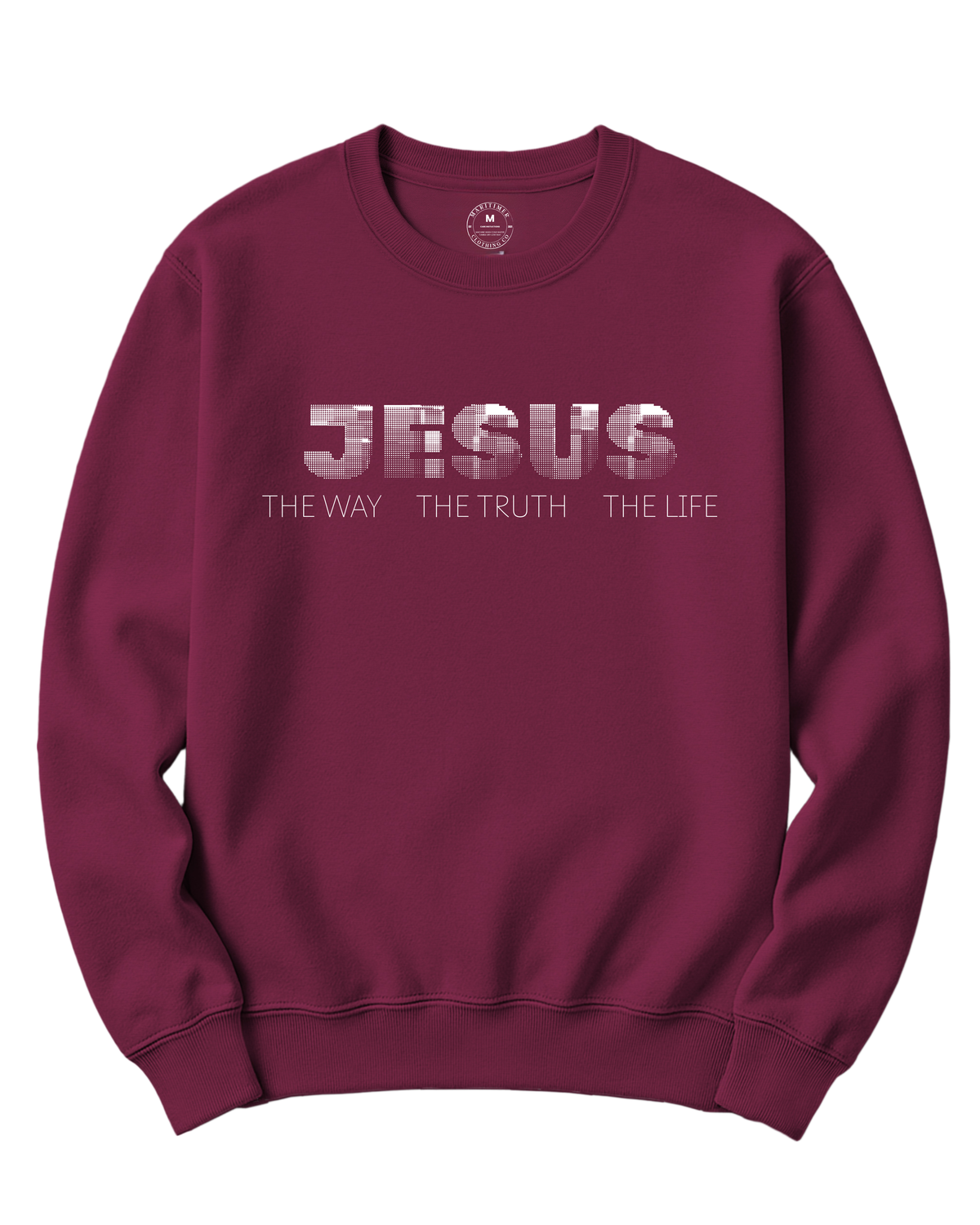 JESUS THE WAY THE TRUTH THE LIFE CREWNECK SWEATSHIRT