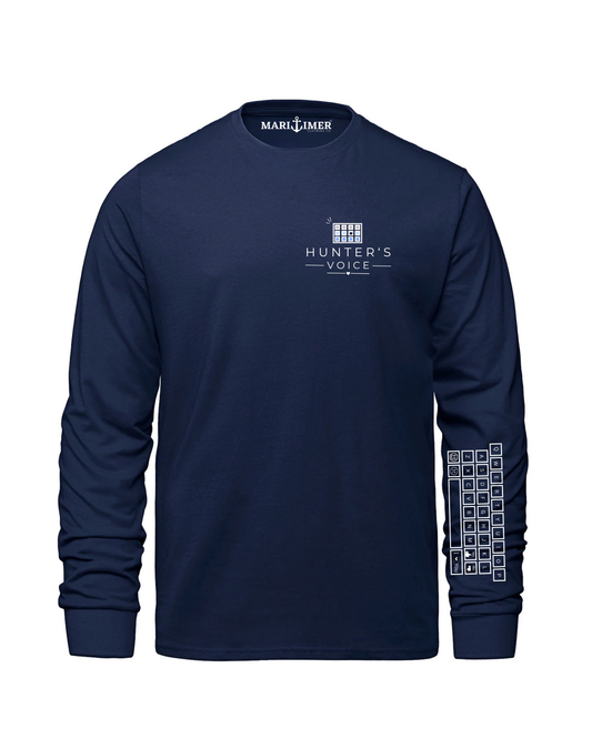 HUNTERS VOICE | BLACK & WHITE KEYBOARD | LONG SLEEVE TEE