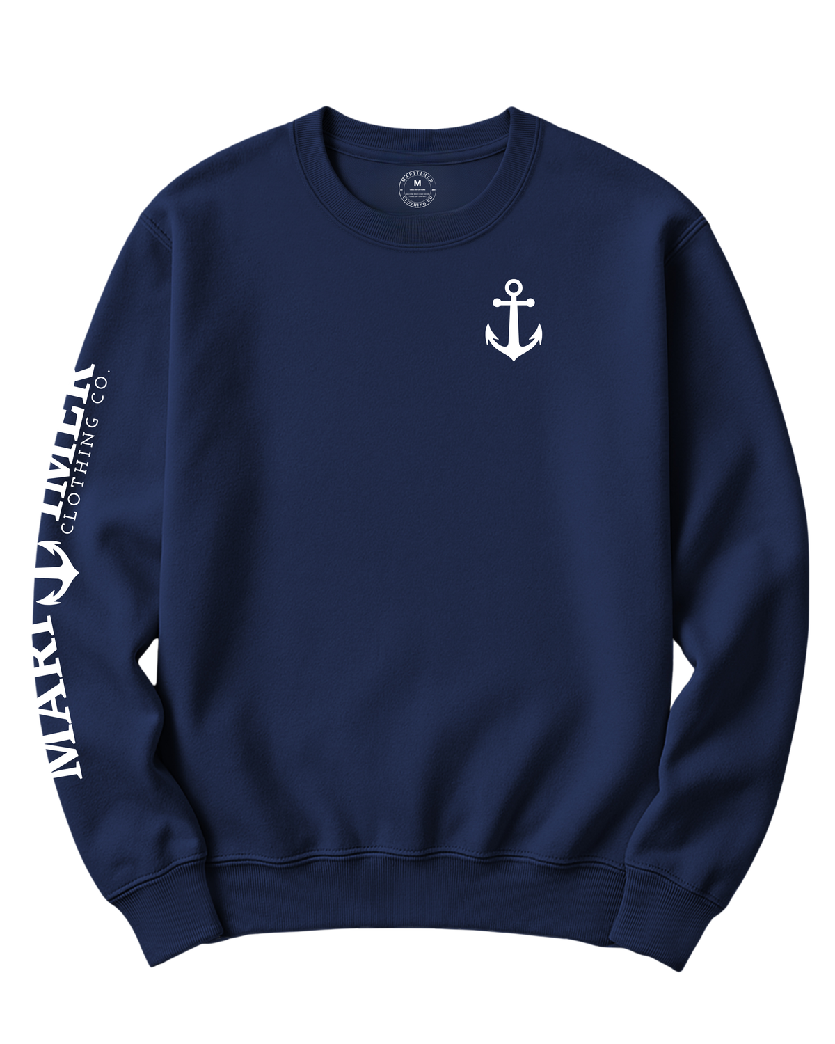 CLASSIC ANCHOR SLEEVE CREWNECK SWEATSHIRT
