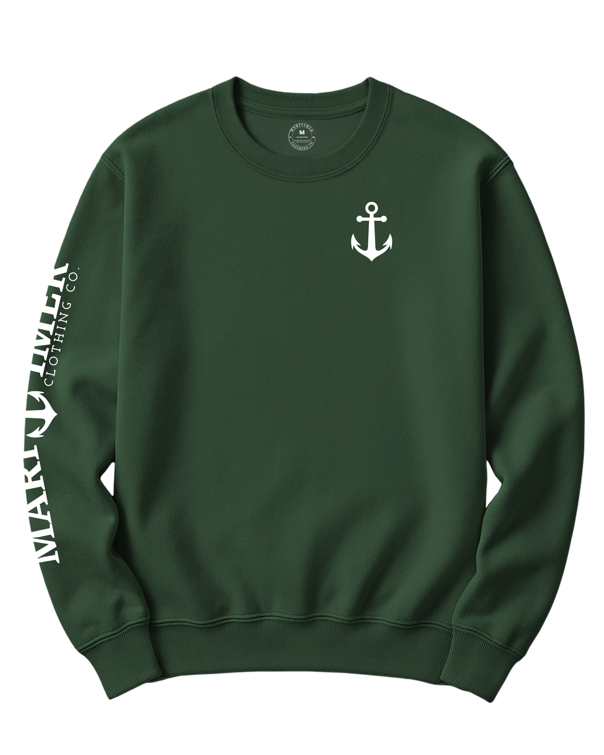 CLASSIC ANCHOR SLEEVE CREWNECK SWEATSHIRT
