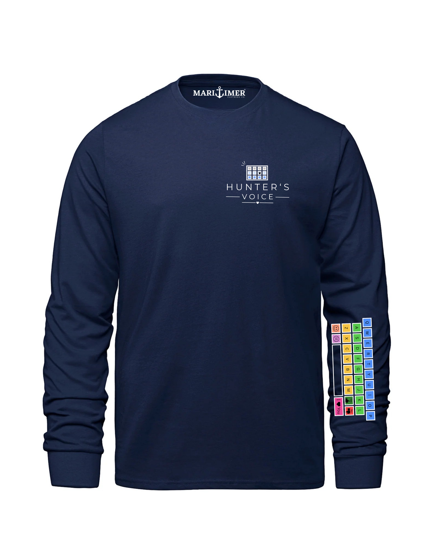 HUNTERS VOICE | COLOURED KEYBOARD | YOUTH LONG SLEEVE TEE