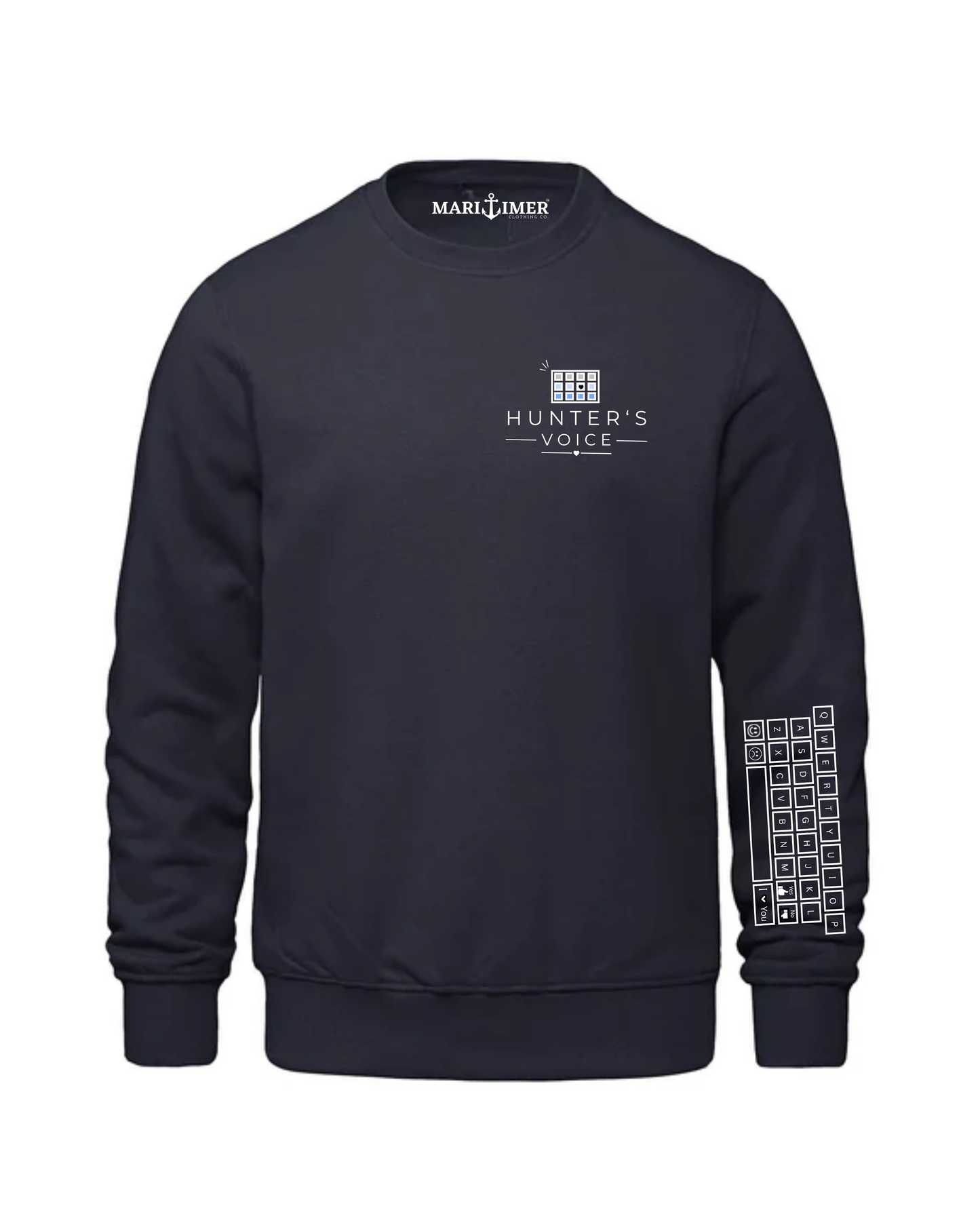 HUNTERS VOICE | BLACK & WHITE KEYBOARD | SWEATER