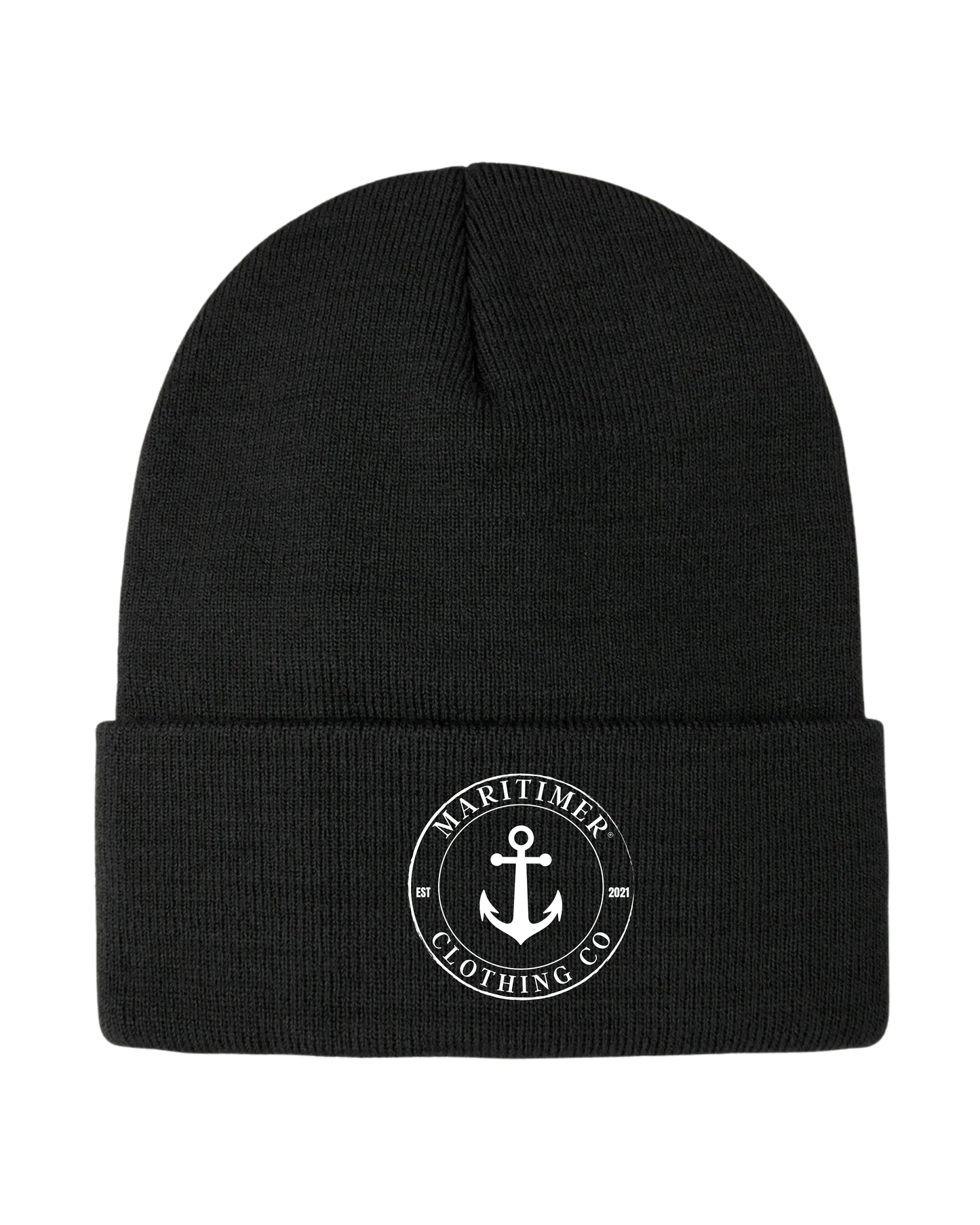 CLASSIC ANCHOR | EMBROIDERED KNIT CUFF TOQUE