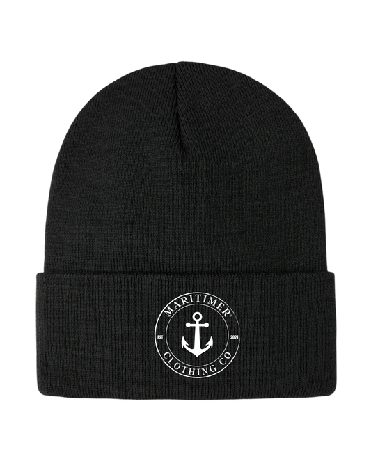 CLASSIC ANCHOR | EMBROIDERED KNIT CUFF TOQUE