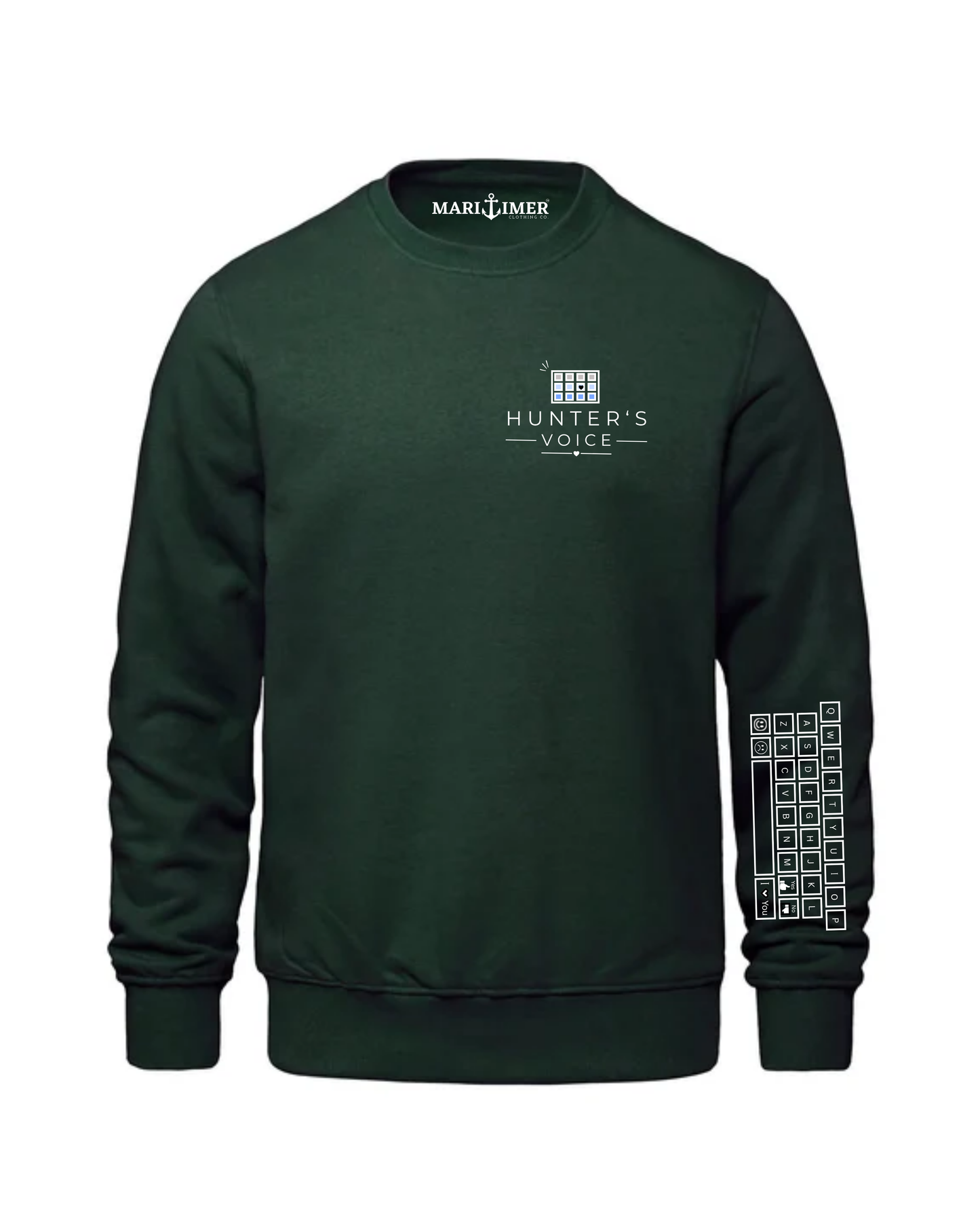 HUNTERS VOICE | BLACK & WHITE KEYBOARD | YOUTH SWEATER