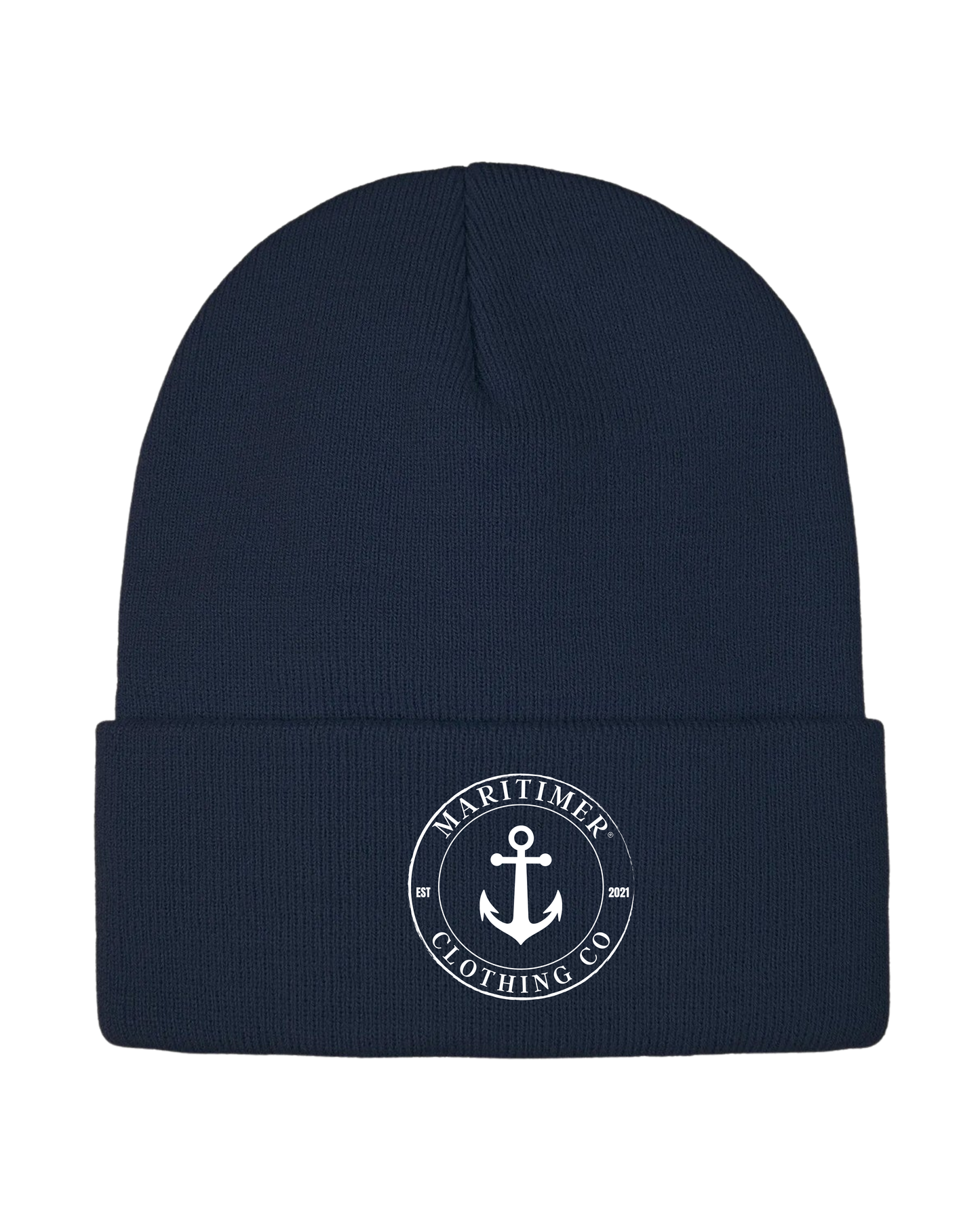 CLASSIC ANCHOR | EMBROIDERED KNIT CUFF TOQUE