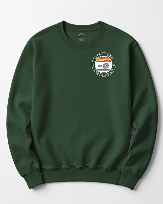 PRINCE EDWARD ISLAND FLAG CREWNECK SWEATSHIRT