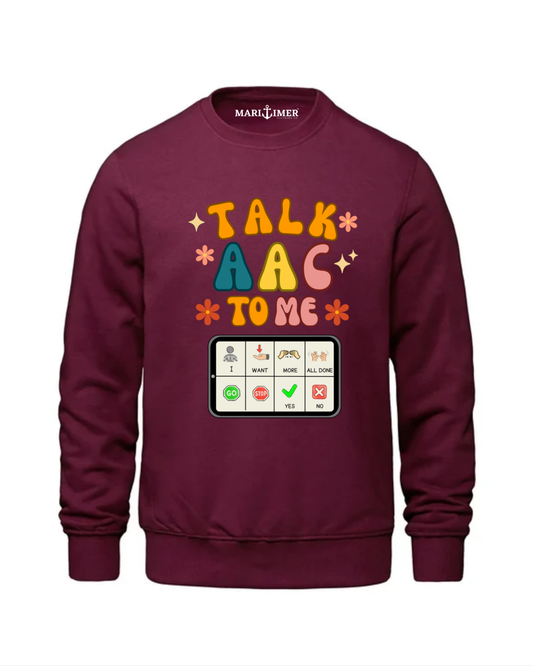 HUNTERS VOICE | TALK AAC TO ME | YOUTH SWEATER