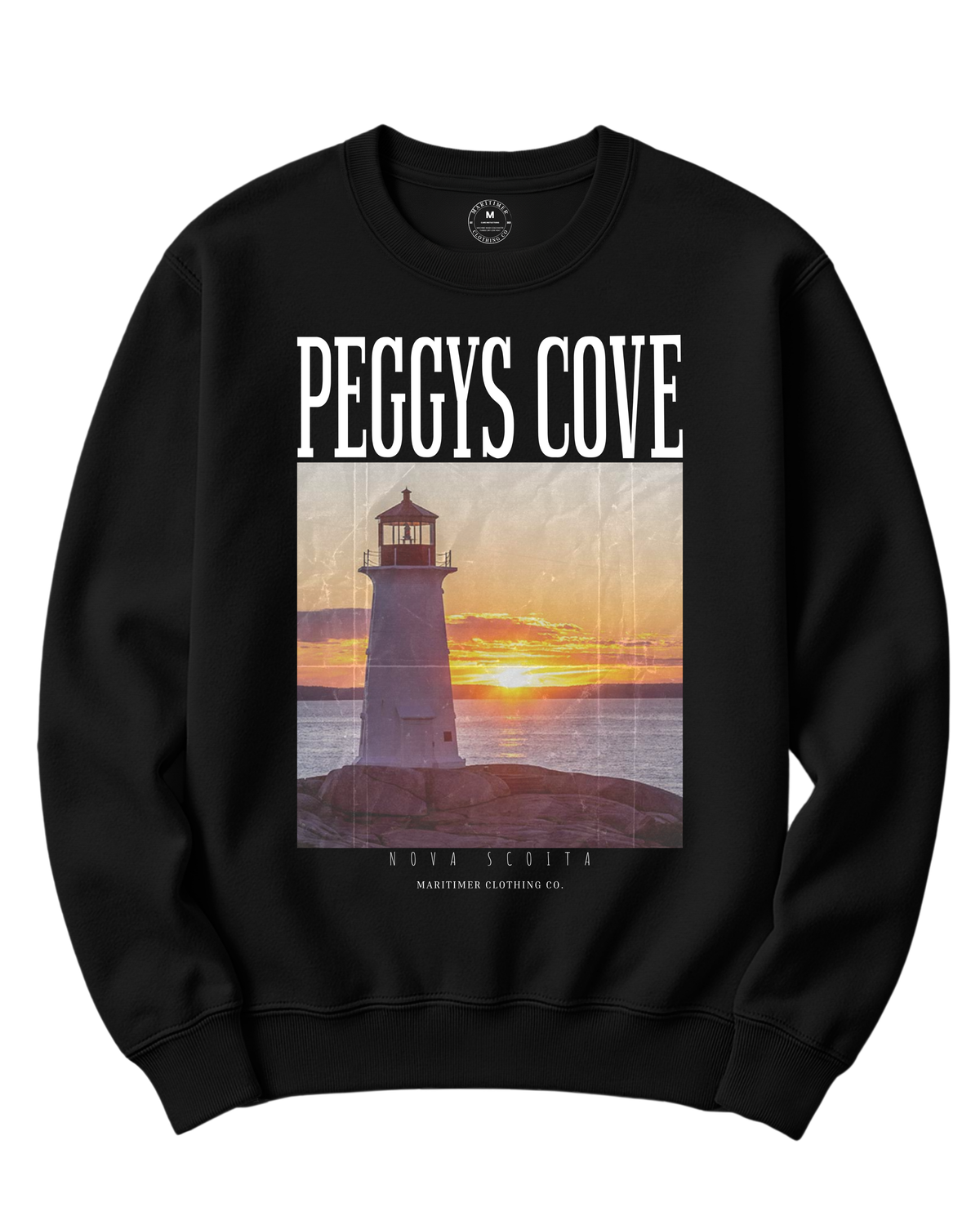PEGGYS COVE N.S CREWNECK SWEATSHIRT