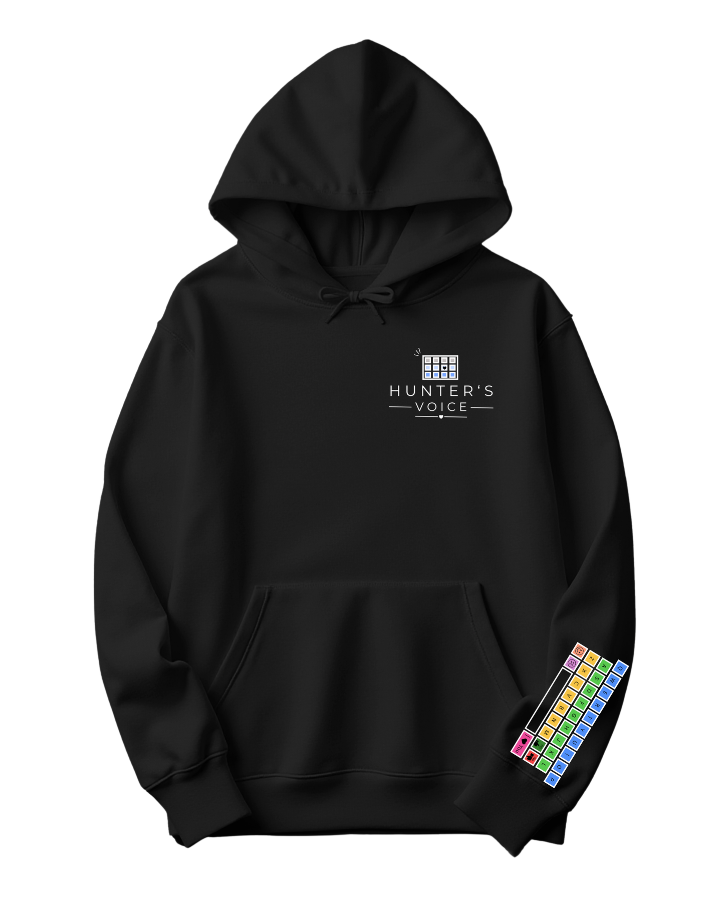 HUNTERS VOICE | COLOURED KEYBOARD | YOUTH HOODIE