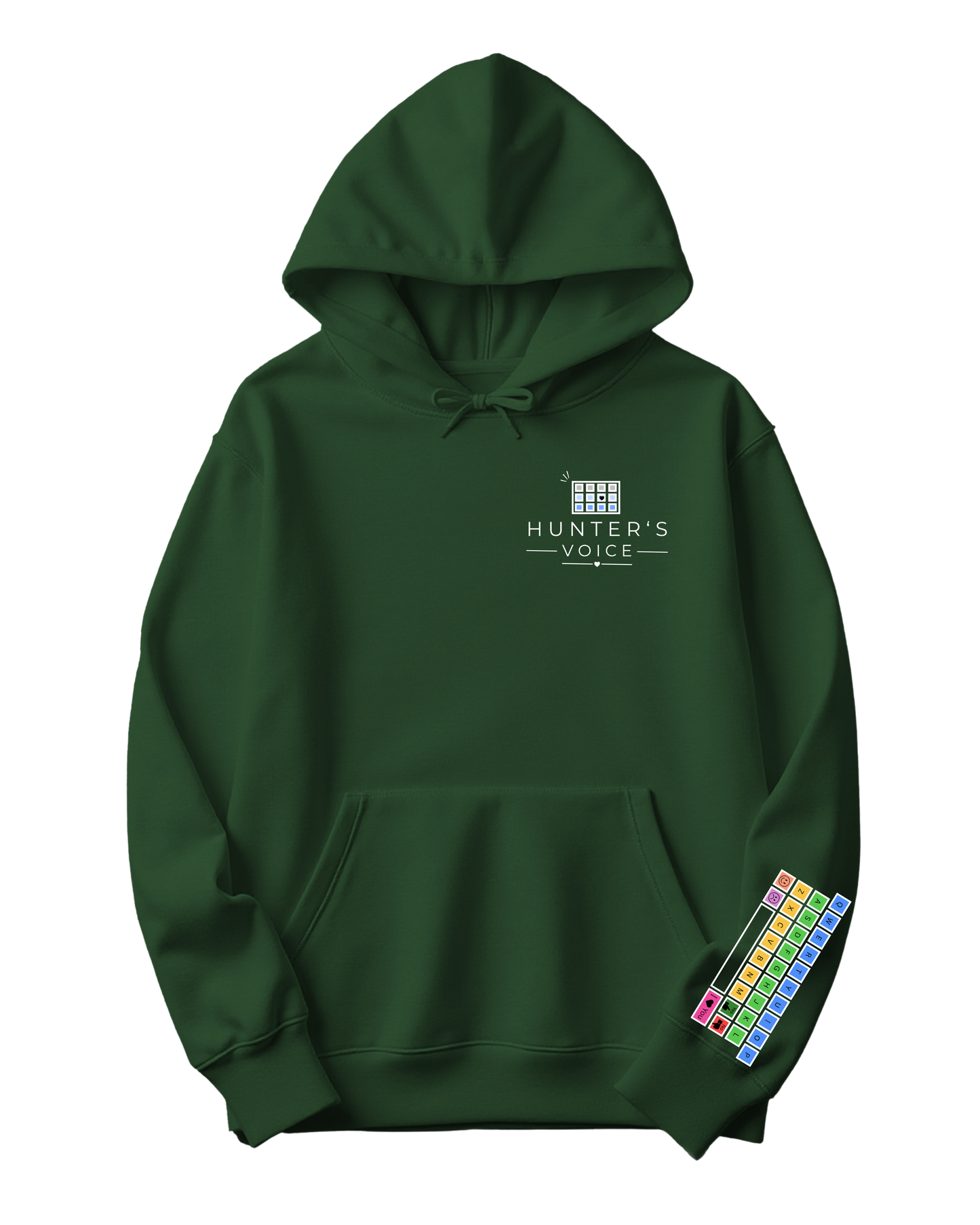 HUNTERS VOICE | COLOURED KEYBOARD | YOUTH HOODIE