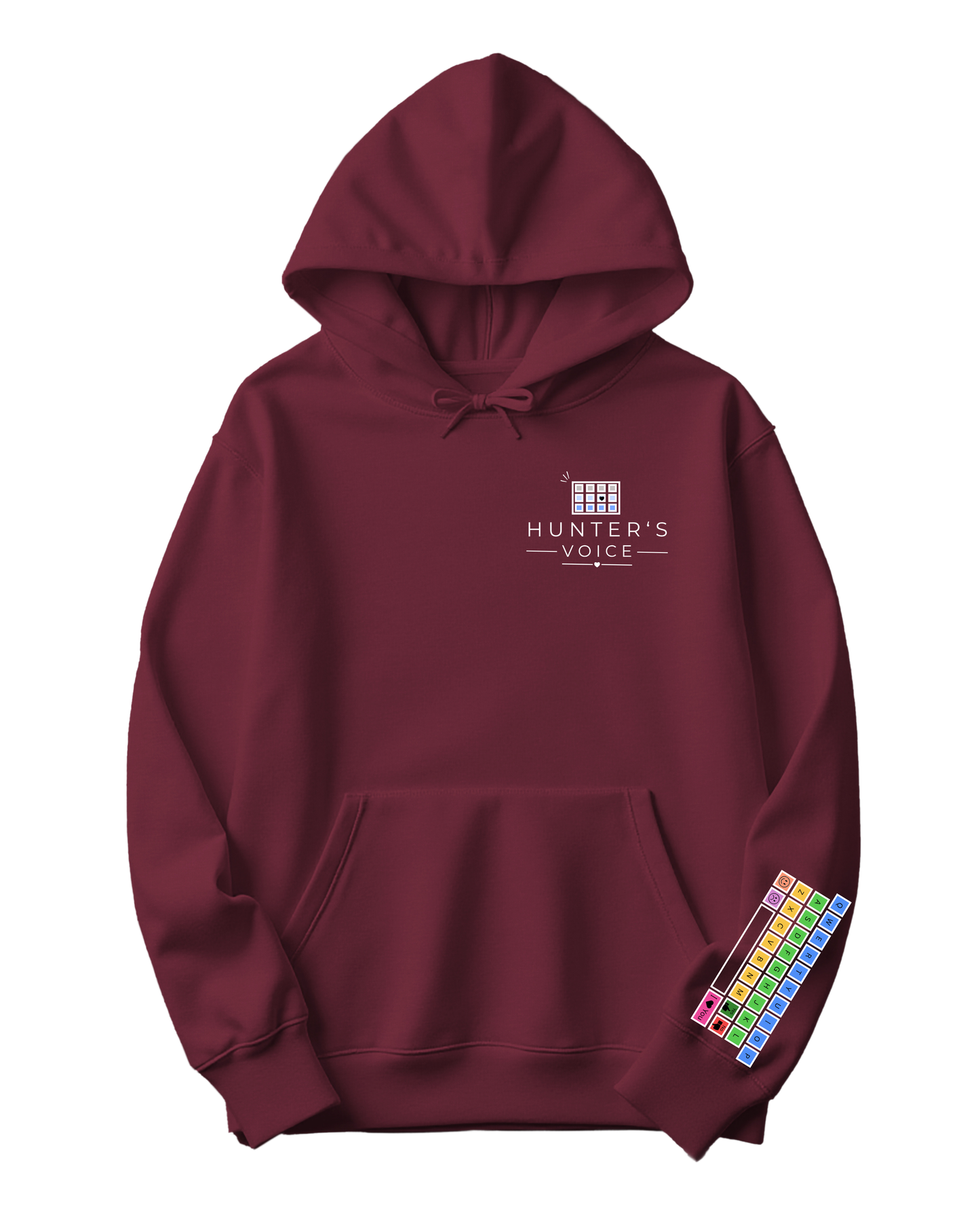HUNTERS VOICE | COLOURED KEYBOARD | YOUTH HOODIE