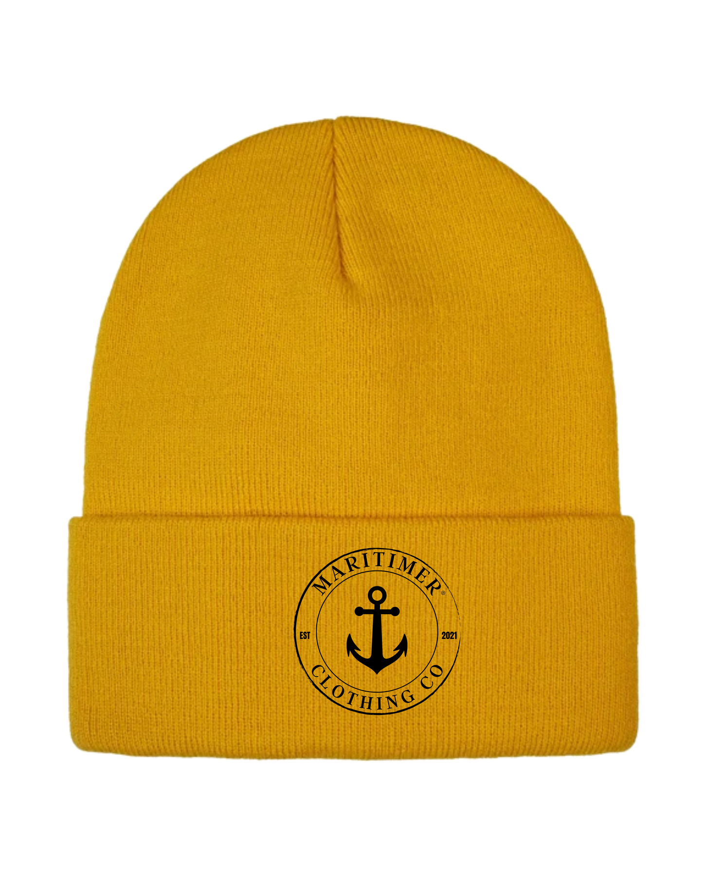 CLASSIC ANCHOR | EMBROIDERED KNIT CUFF TOQUE