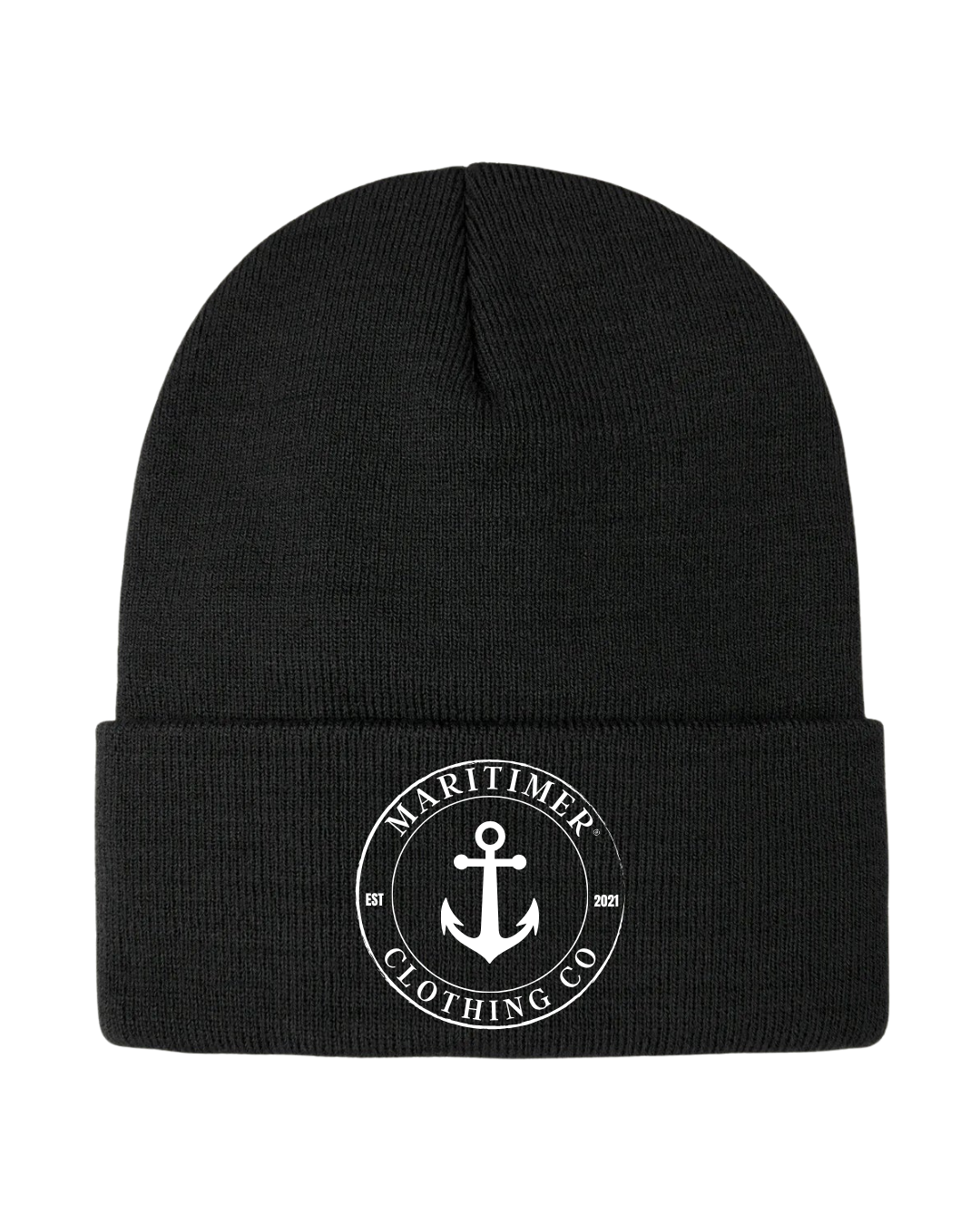 CLASSIC ANCHOR EMBROIDERED KNIT CUFF TOQUE
