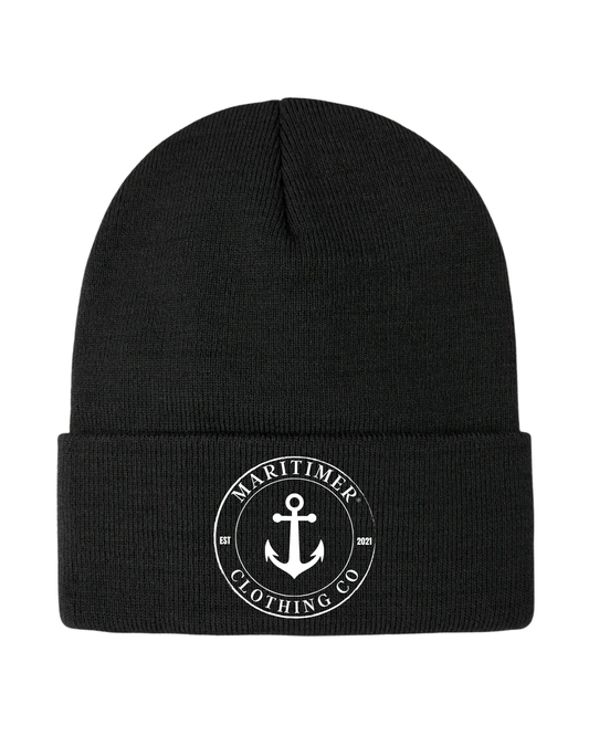 CLASSIC ANCHOR EMBROIDERED KNIT CUFF TOQUE