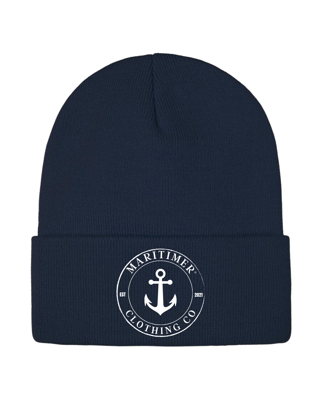 CLASSIC ANCHOR EMBROIDERED KNIT CUFF TOQUE