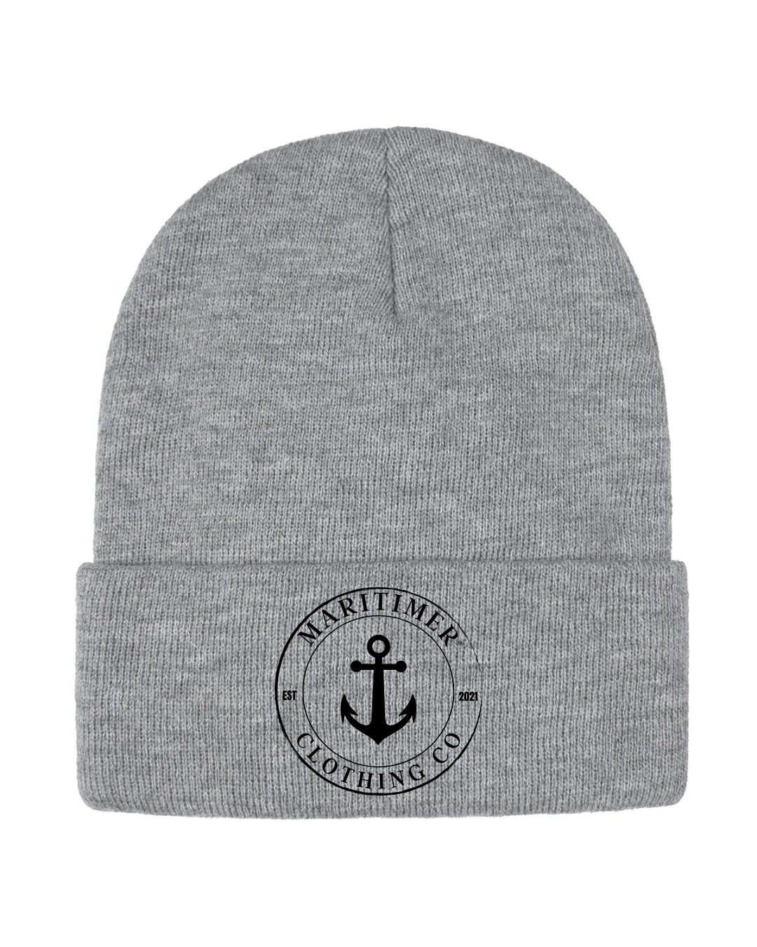 CLASSIC ANCHOR EMBROIDERED KNIT CUFF TOQUE