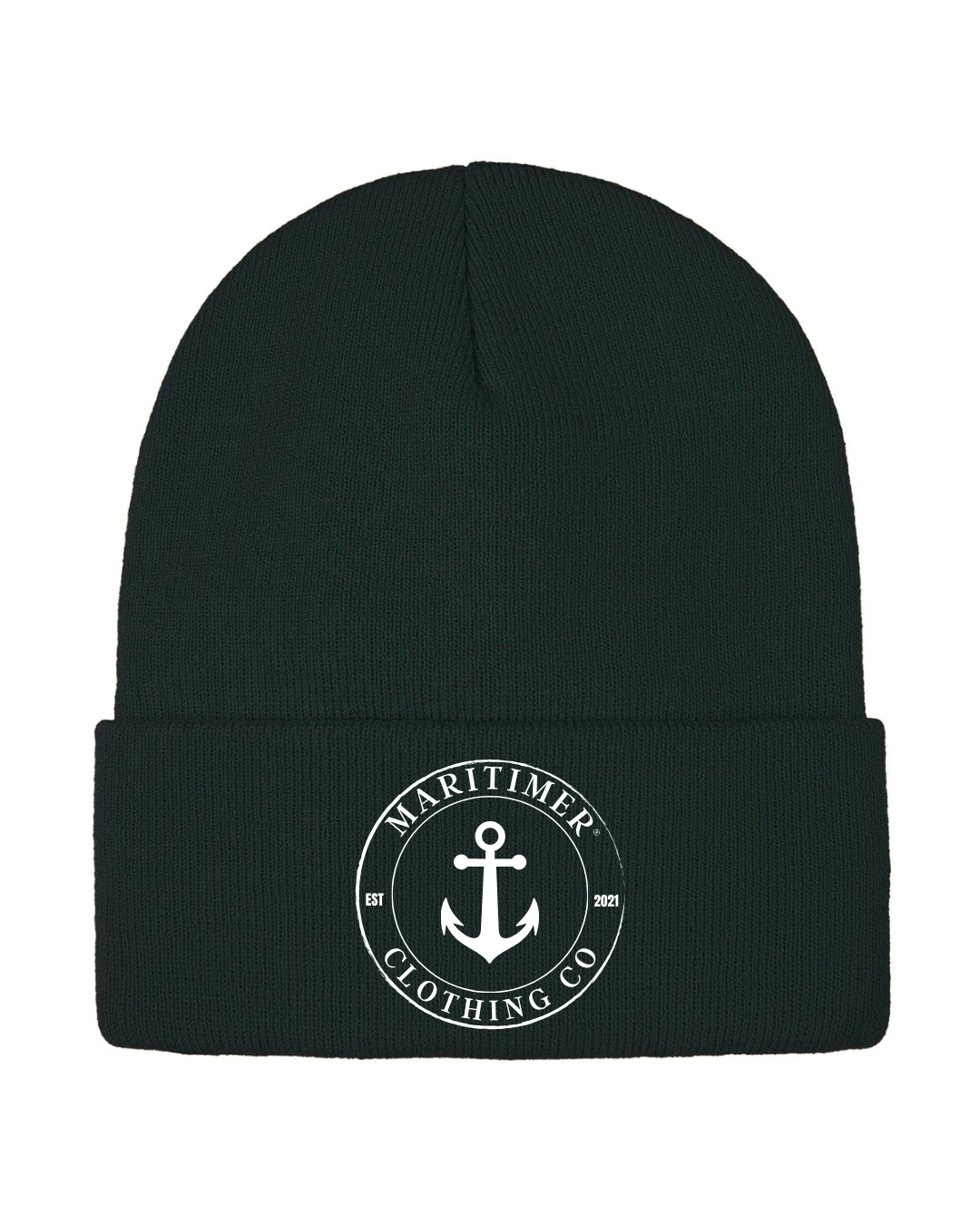 CLASSIC ANCHOR EMBROIDERED KNIT CUFF TOQUE