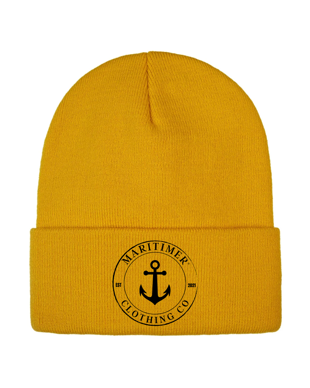 CLASSIC ANCHOR EMBROIDERED KNIT CUFF TOQUE