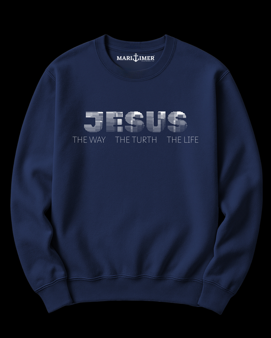 JESUS THE WAY THE TRUTH THE LIFE | CREWNECK SWEATSHIRT