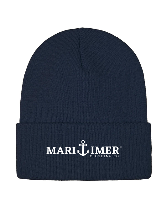 CLASSIC MARITIMER EMBROIDERED KNIT CUFF TOQUE