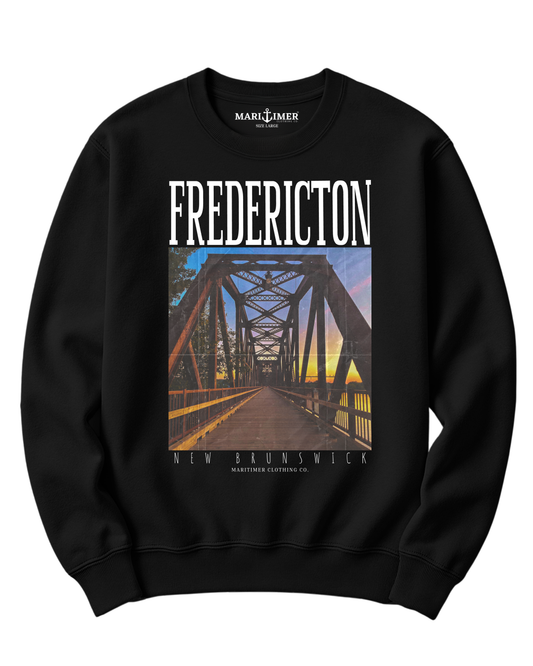 FREDERICTON WALKING BRIDGE CREWNECK SWEATSHIRT