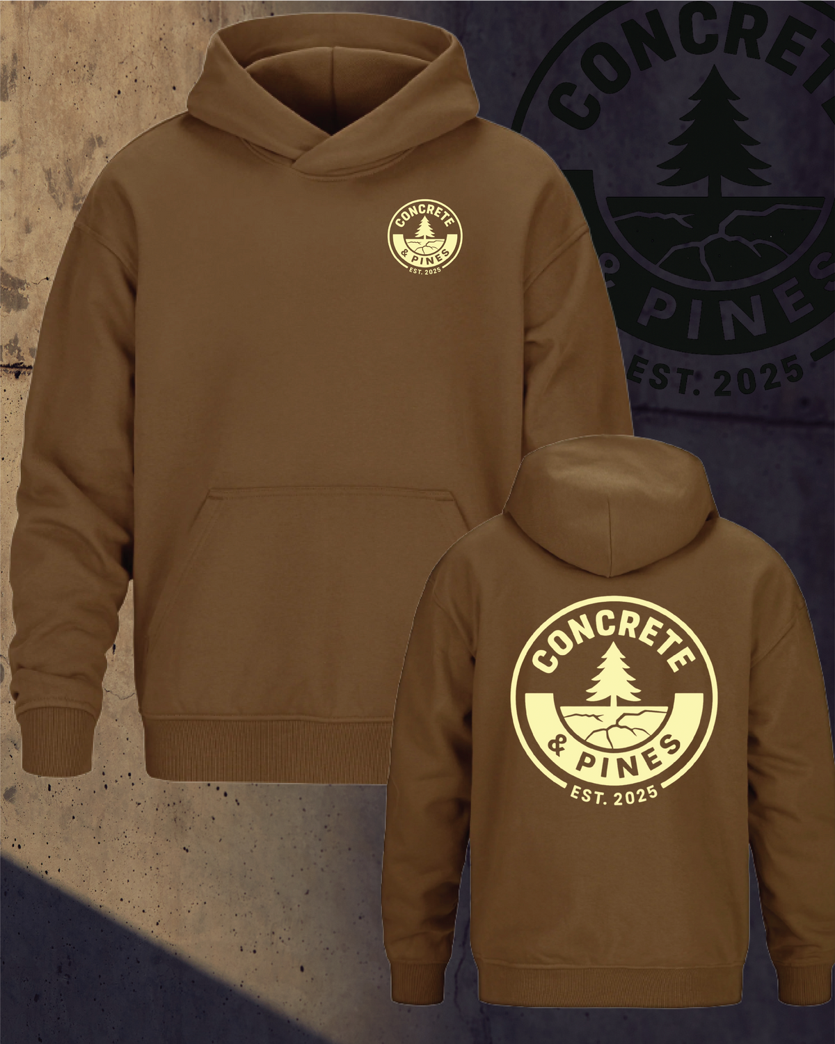 CONCRETE & PINES | HEAVY DROP HOODIE