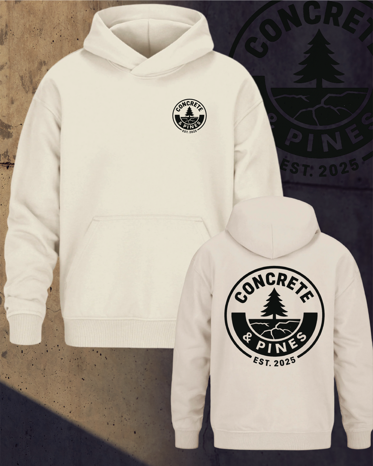CONCRETE & PINES | HEAVY DROP HOODIE