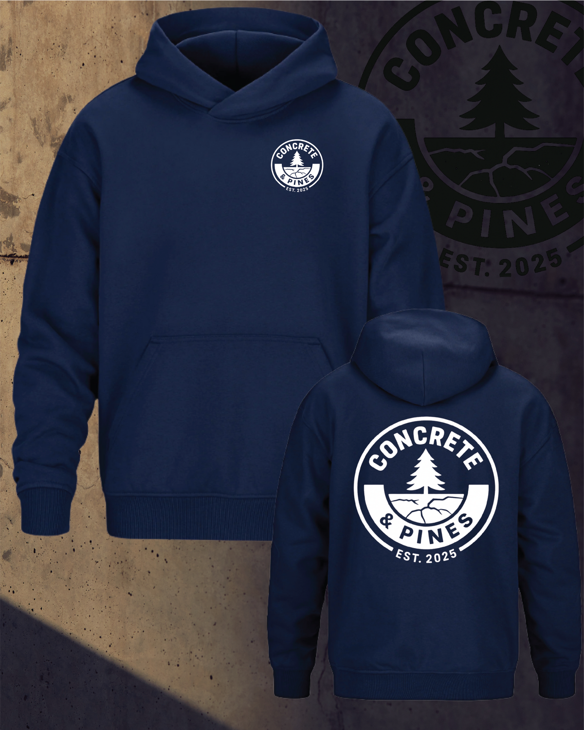 CONCRETE & PINES | HEAVY DROP HOODIE
