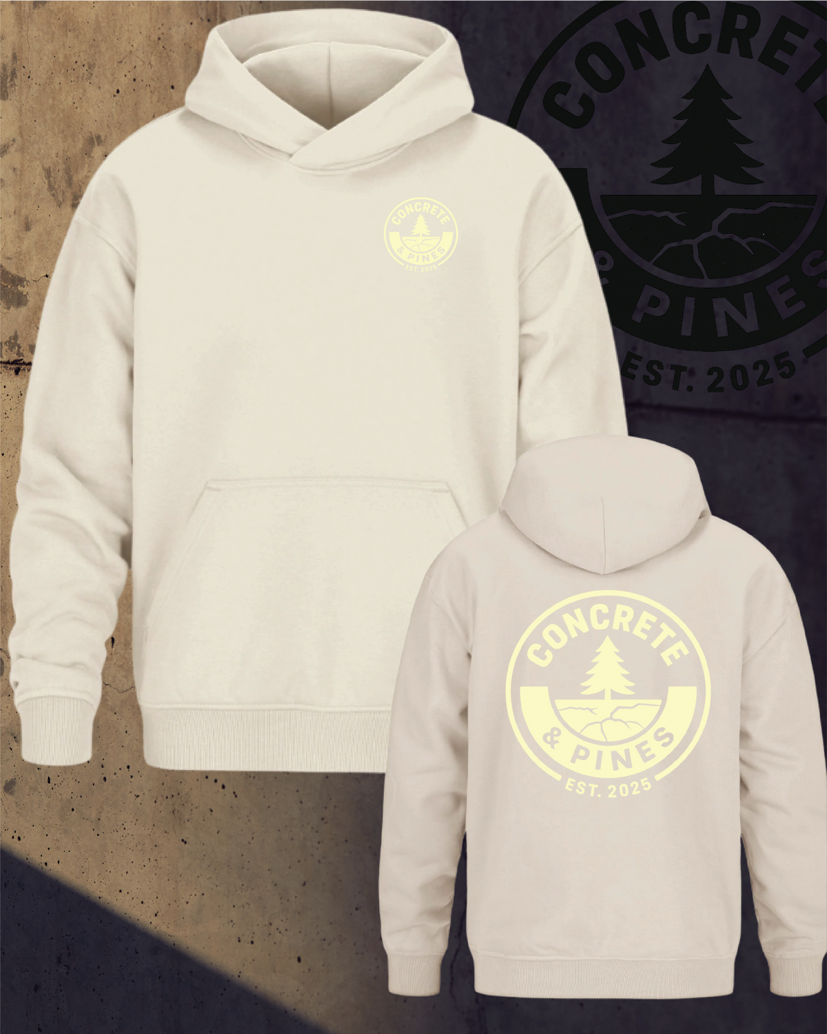 CONCRETE & PINES | HEAVY DROP HOODIE