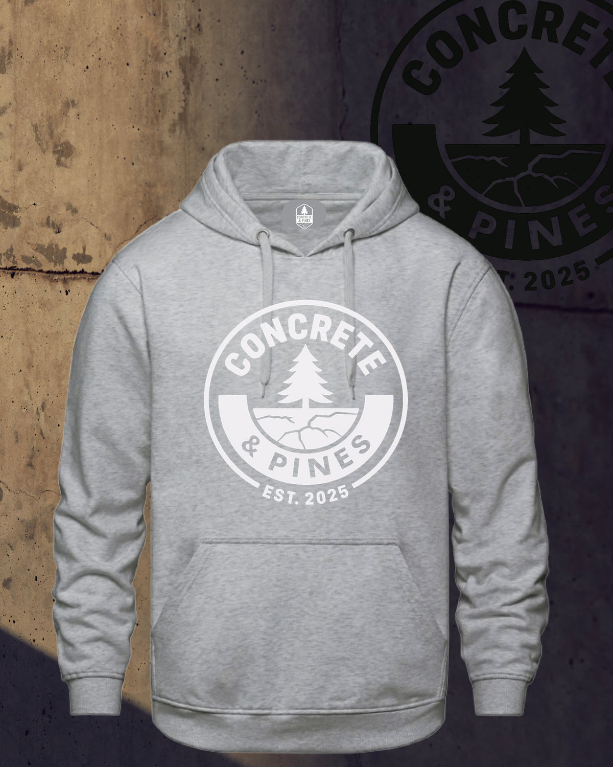 CONCRETE & PINES | REGULAR FULL CIRCLE HOODIE