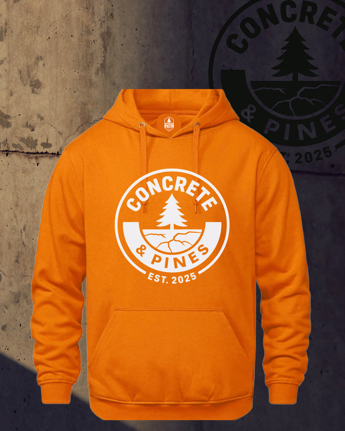 CONCRETE & PINES | REGULAR FULL CIRCLE HOODIE