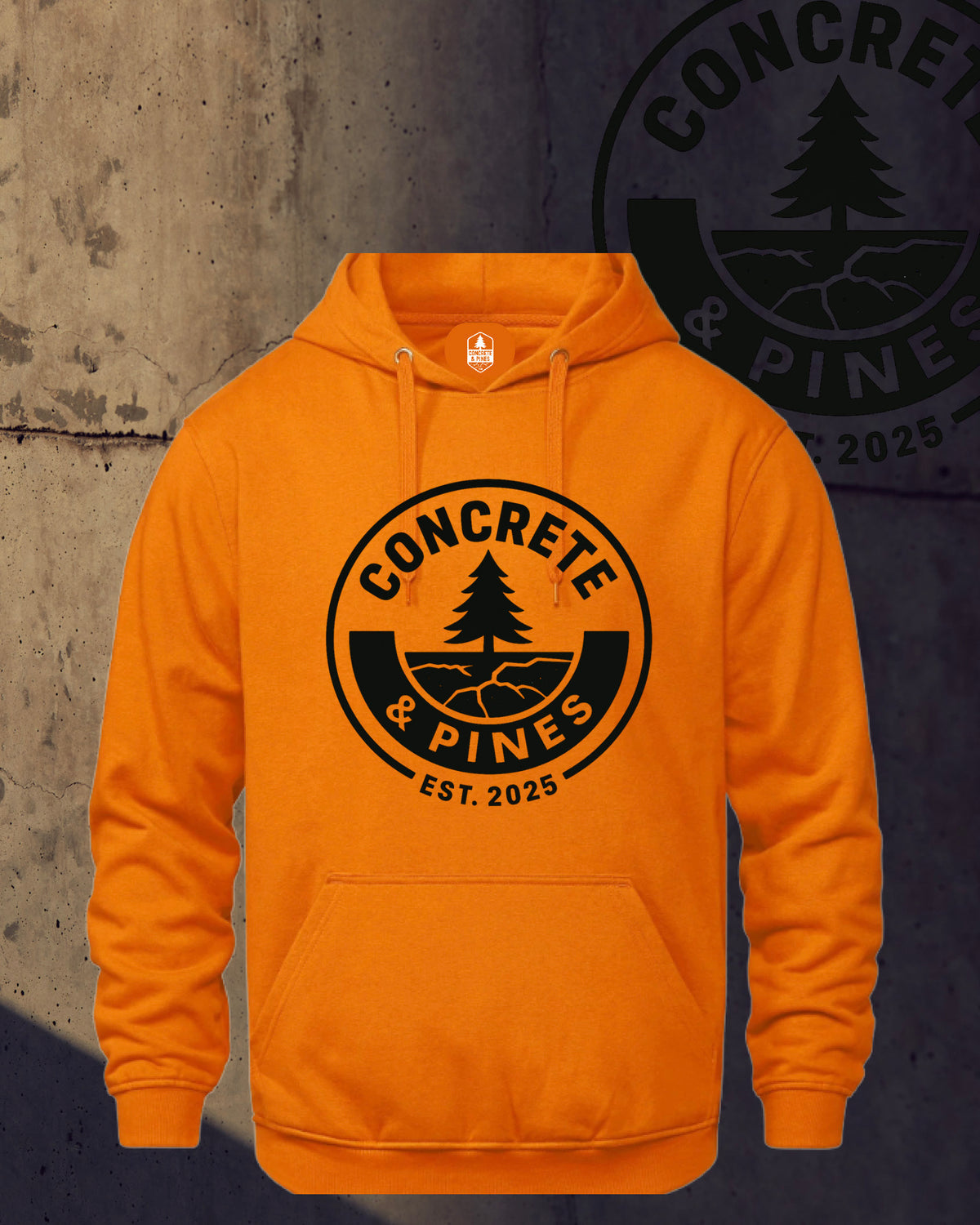 CONCRETE & PINES | REGULAR FULL CIRCLE HOODIE