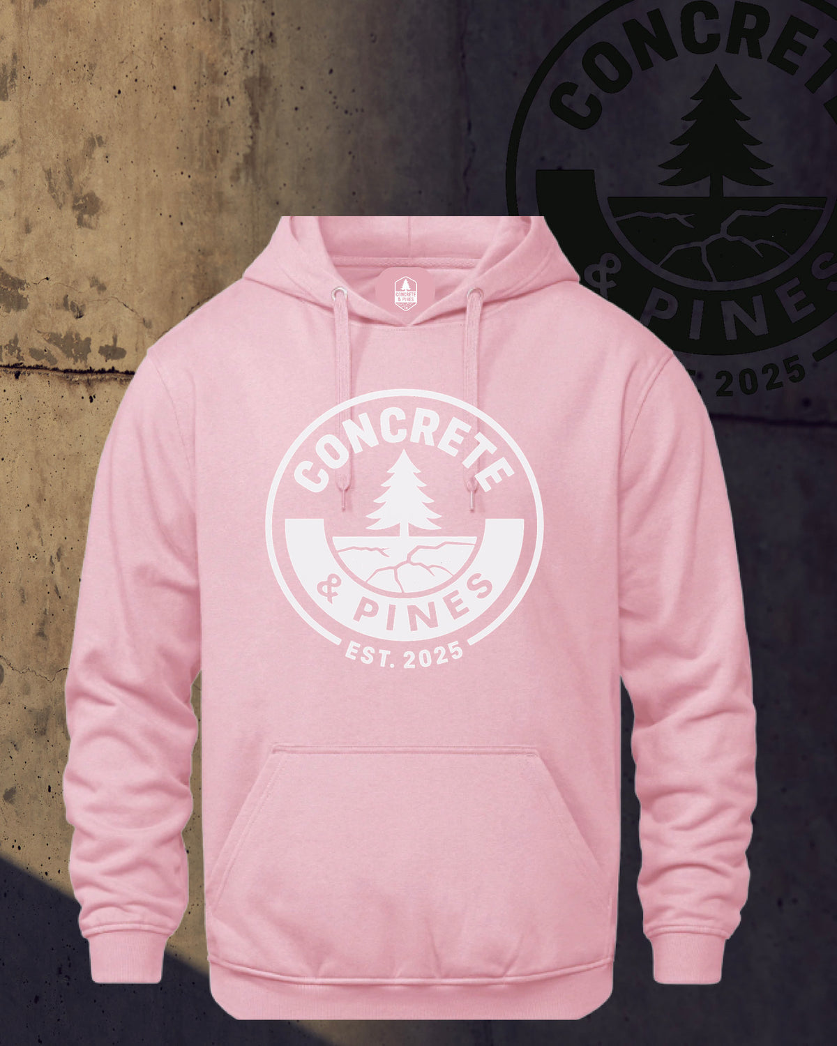 CONCRETE & PINES | REGULAR FULL CIRCLE HOODIE