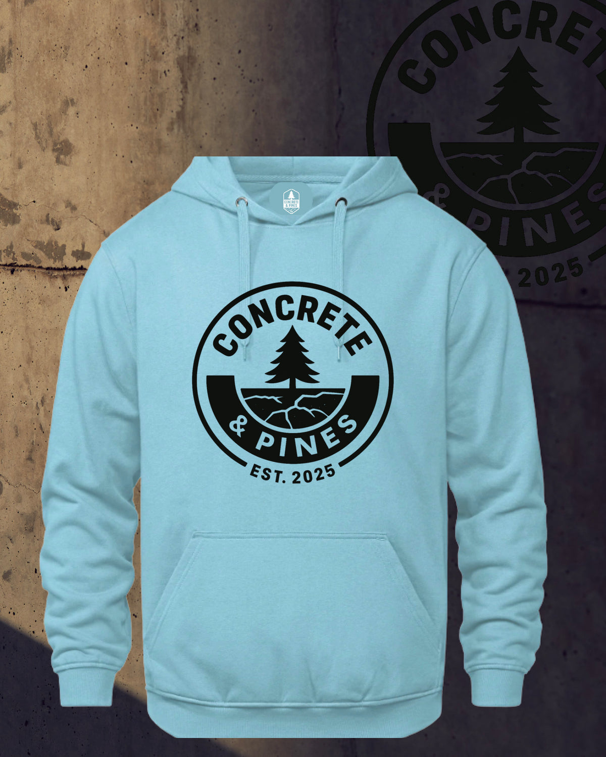 CONCRETE & PINES | REGULAR FULL CIRCLE HOODIE