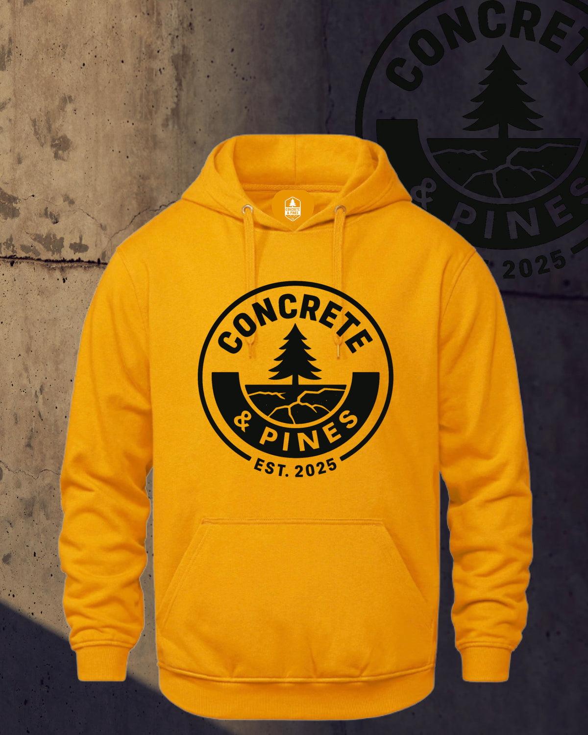 CONCRETE & PINES | REGULAR FULL CIRCLE HOODIE