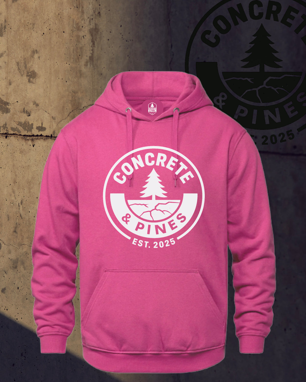 CONCRETE & PINES | REGULAR FULL CIRCLE HOODIE