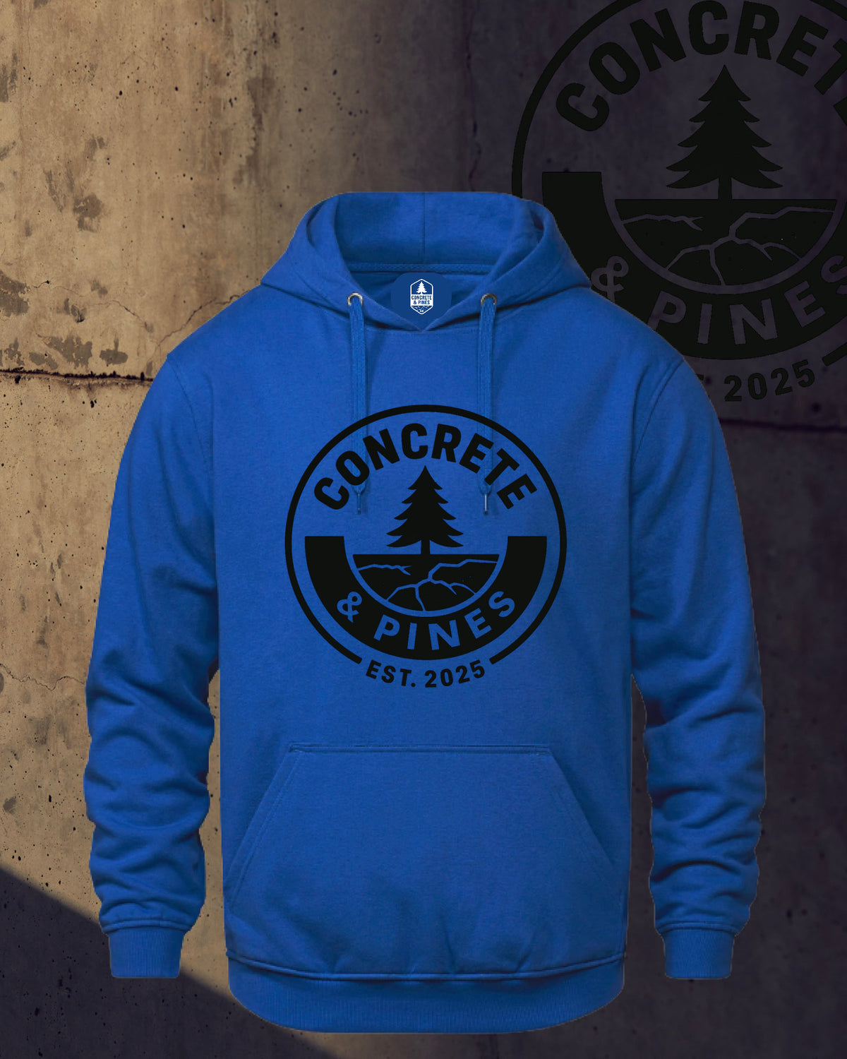CONCRETE & PINES | REGULAR FULL CIRCLE HOODIE