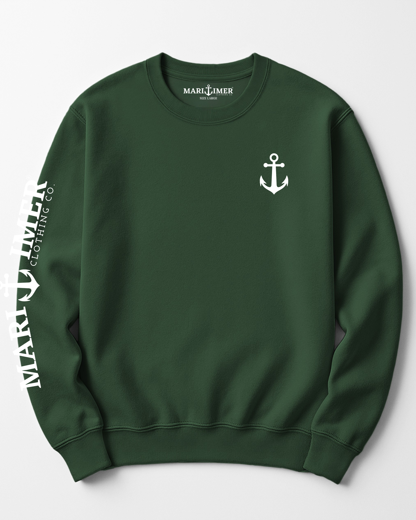 CLASSIC ANCHOR SLEEVE CREWNECK SWEATSHIRT