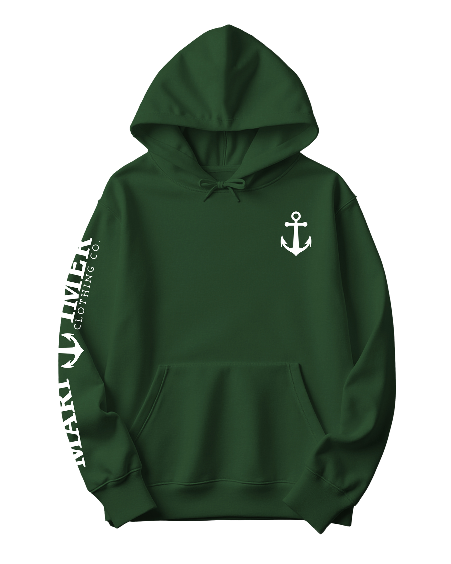 CLASSIC ANCHOR SLEEVE HOODED SWEATSHIRT